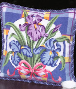 Iris On Plaid