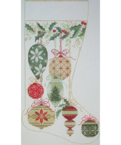 Natural Color Ornaments Stocking