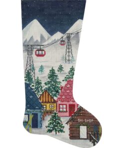 Ski Village Stocking