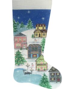 Winter Village Stocking