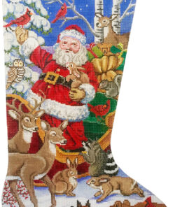 Santa's Animal Gathering Stocking