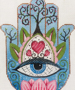 Hamsa Eye in Blue