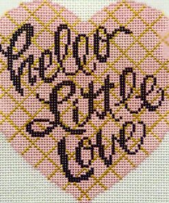 Hello Little Love Heart Pink