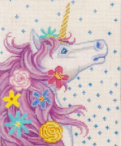 Unicorn with flowers