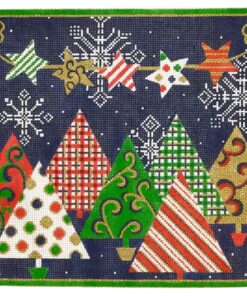 Patterned Christmas Trees