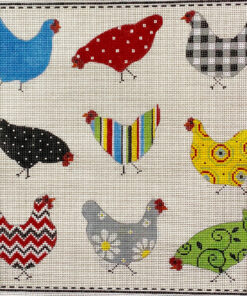 Patterned Chickens