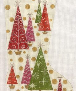 Christmas Trees & Polka Dots
