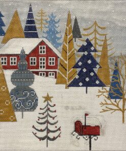 Blue & Gray Winter Outdoor Scene II