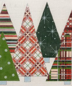 Patterned Christmas Trees
