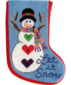 Let It Snow Mini Stocking
