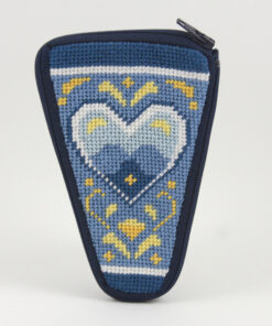 Blue and White Hearts