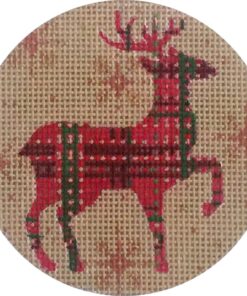 Red & Green Plaid Reindeer