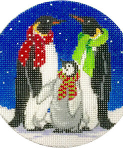 Three Penguins Ornament