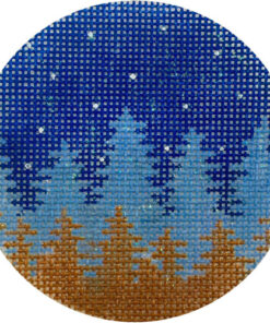Faded Night Trees Ornament