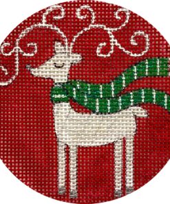 Reindeer on Red