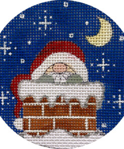 Santa in Chimney