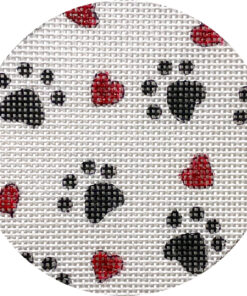 Puppy Paws and Hearts