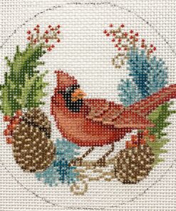 Cardinal & Pinecones