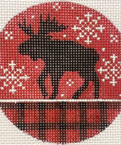 Moose and Red Plaid