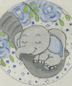 Baby Elephant w/ Flowers Boy