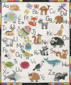 Animals Alphabet w/ Colorful Corners