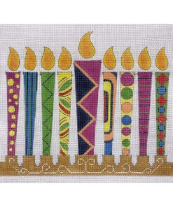 Colors of Hanukkah Menorah