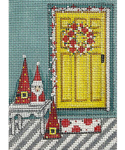 Santa and Yellow Door