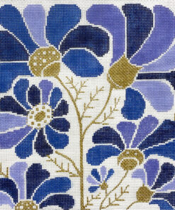 Blue Modern Floral