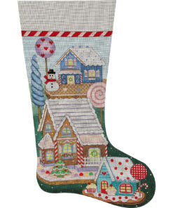 Gingerbread Village Stocking