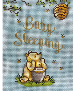 Baby Sleeping Winnie Birth Announcement