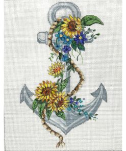 Anchor with Flowers