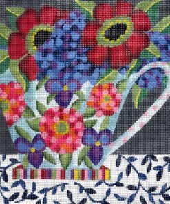 Floral Mug - Red Flowers