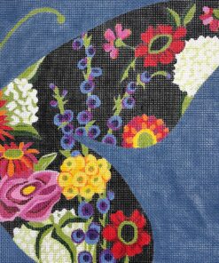 Half Floral Butterfly