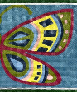 Half Butterfly on Teal