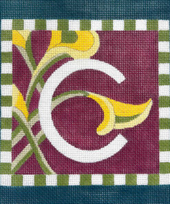 Floral Letter C