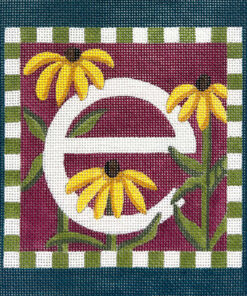 Floral Letter E