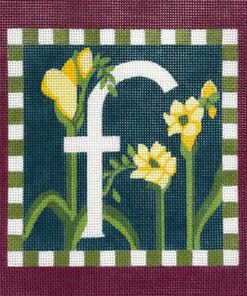 Floral Letter F