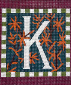Floral Letter K