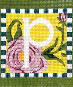 Floral Letter P