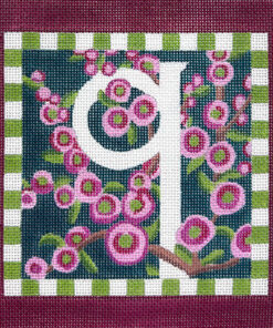 Floral Letter Q