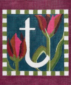 Floral Letter T