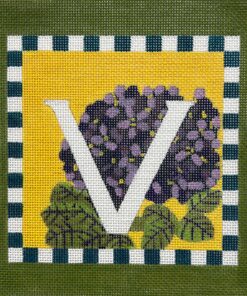 Floral Letter V