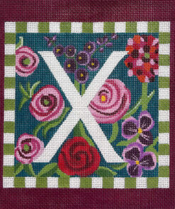 Floral Letter X