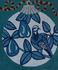 Ornament with Blue Floral