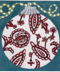 Ornament with Red Floral
