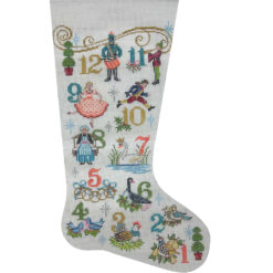  Alice Peterson Home Creations Holiday Edition Needlepoint  Stocking Kit- Elegant Ornaments- Large, Deluxe Size