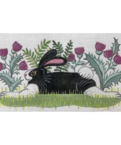 Rabbit in Purple Thistle
