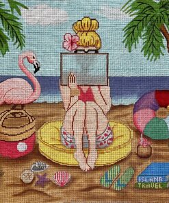 Stitching Girl Beach
