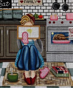 Stitching Girl - Kitchen