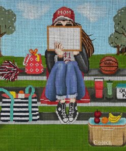 Stitching Girl Basketball Mom